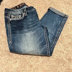 Rock Revival Crop Jeans